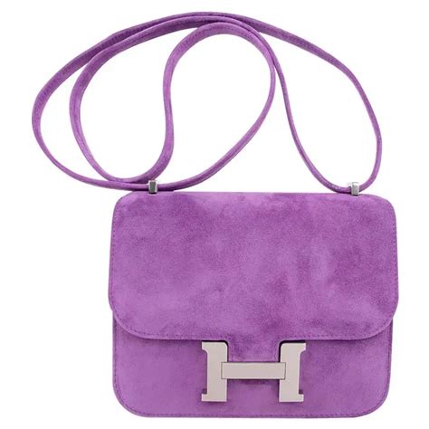 hermes constance purple suede|Hermes constance leather handbags.